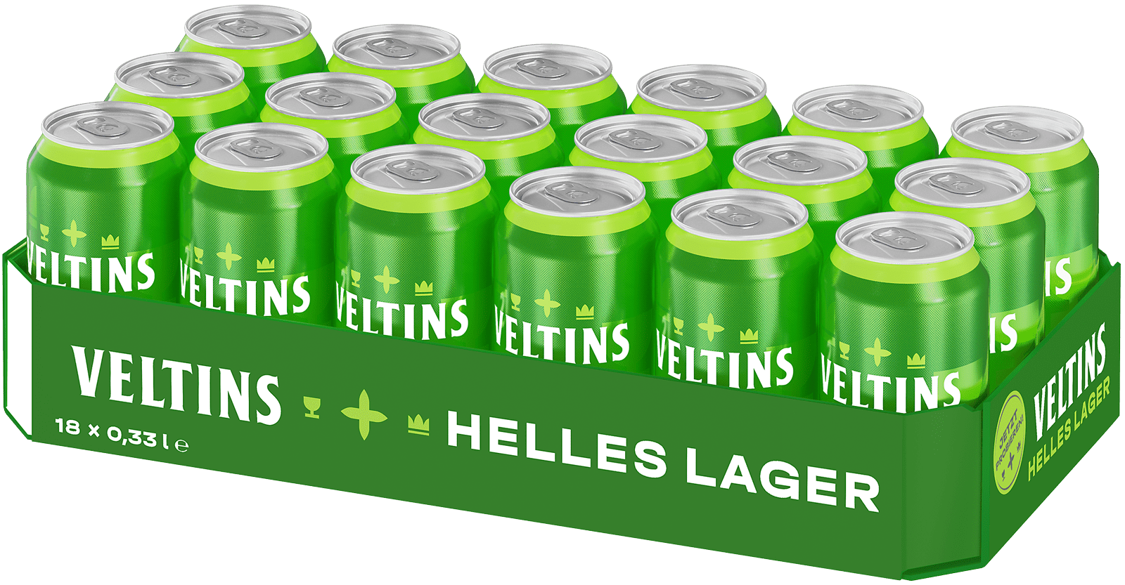 Veltins Helles Lager (18 x 0.33 l)