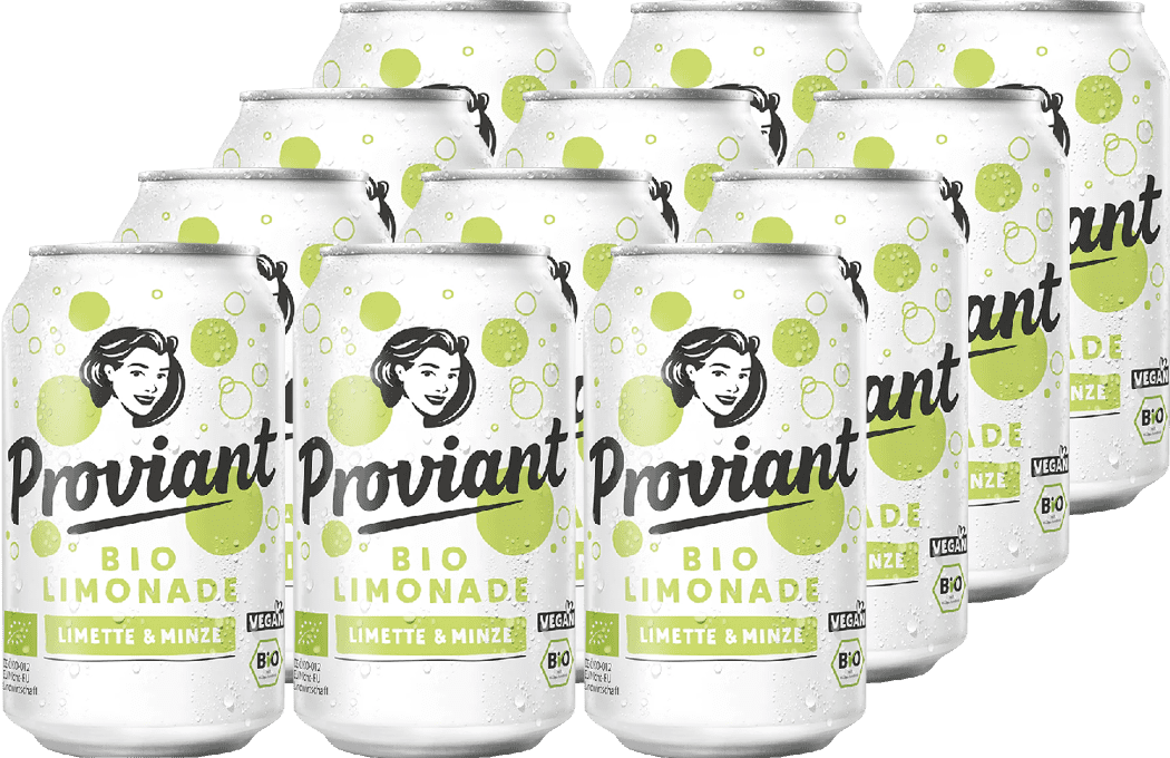 Proviant Bio Limonade Limette & Minze (12 x 0.33 l)