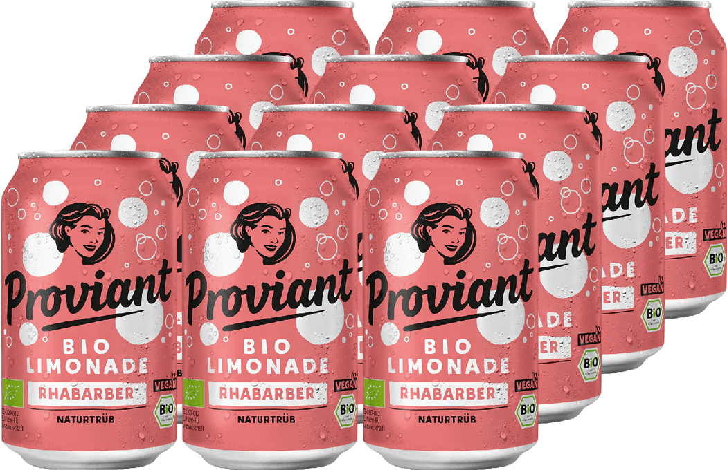 Proviant Bio Limonade Rhabarber (12 x 0.33 l)