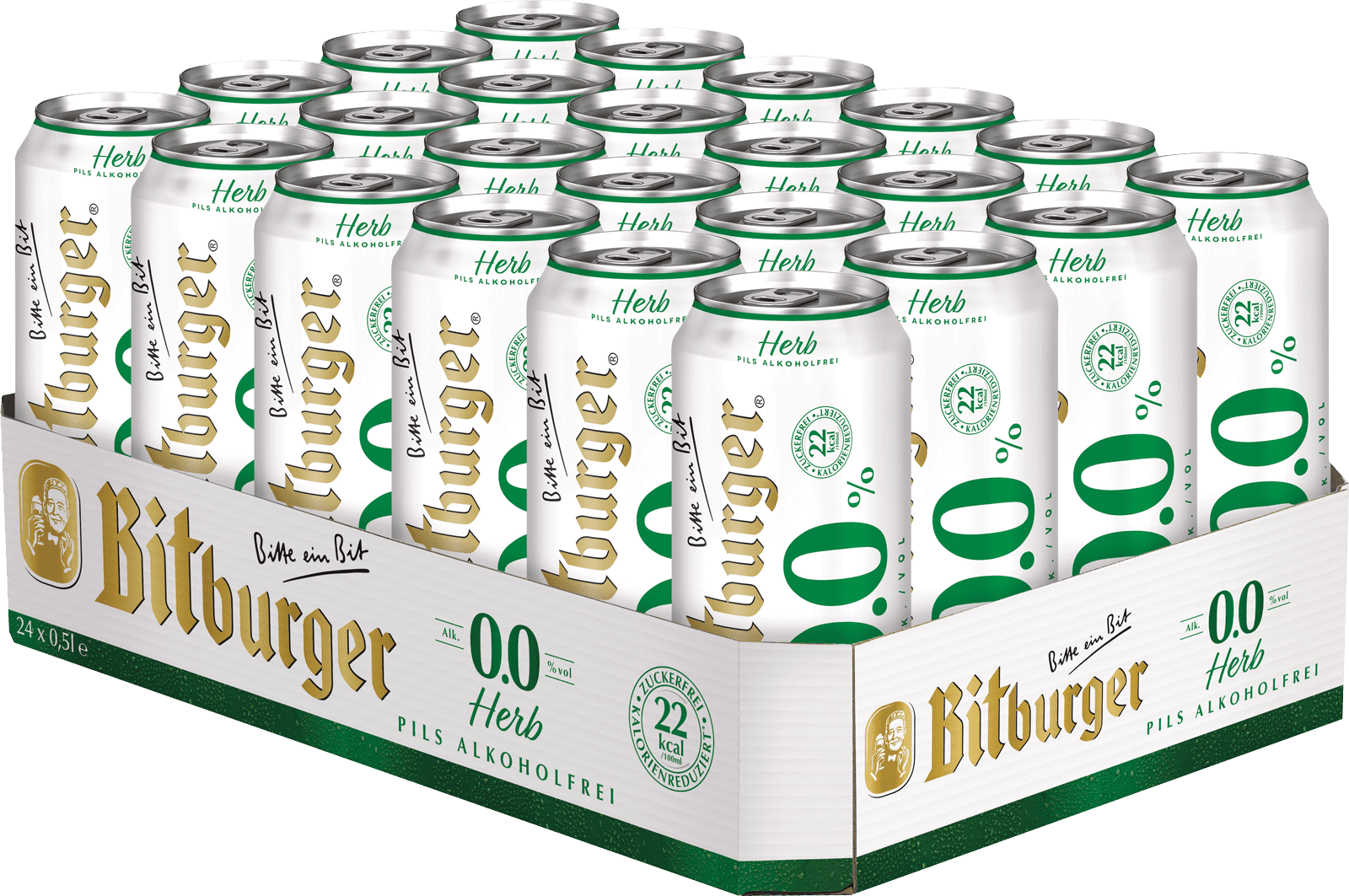 Bitburger Dose Bitburger 0,0% Herb alkoholfrei bei Dosenmatrosen.de