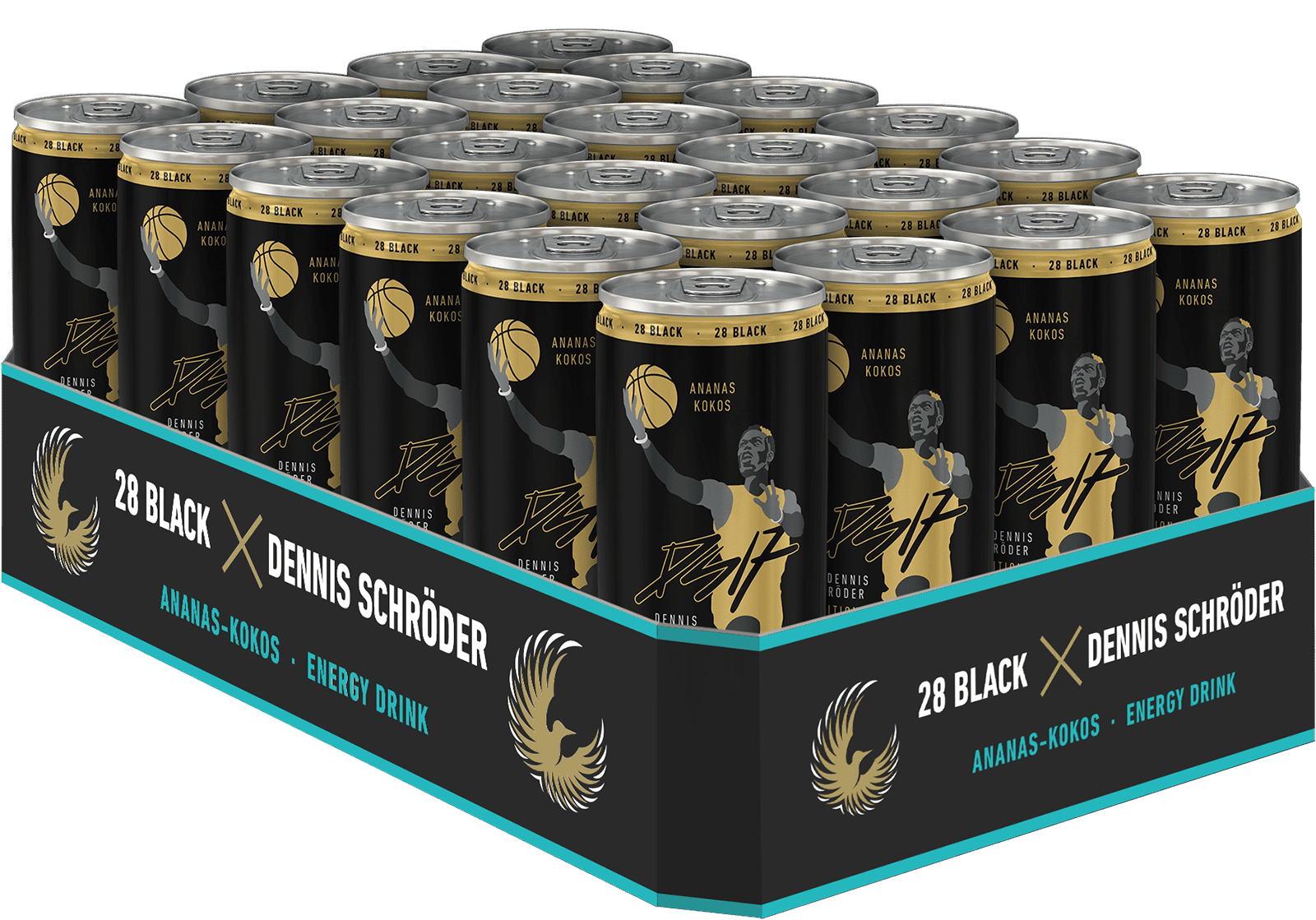 28 Black Ananas Kokos Dennis Schröder Edition (24 x 0.25 l)