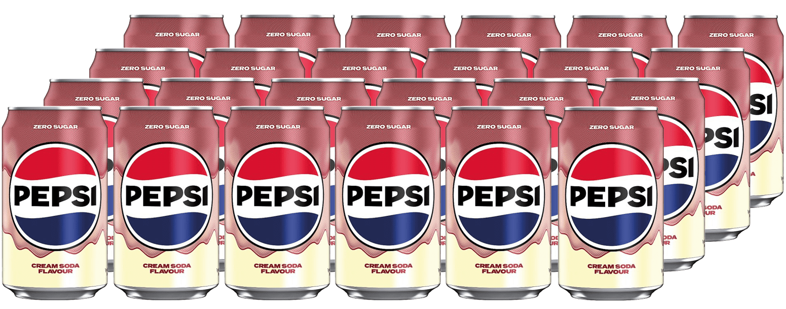 Pepsi Zero Sugar Cream Soda Import (24 x 0.33 l)