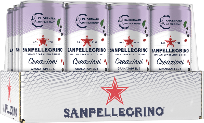 San Pellegrino Creazioni Granatapfel & Johannisbeere (12 x 0.33 l)