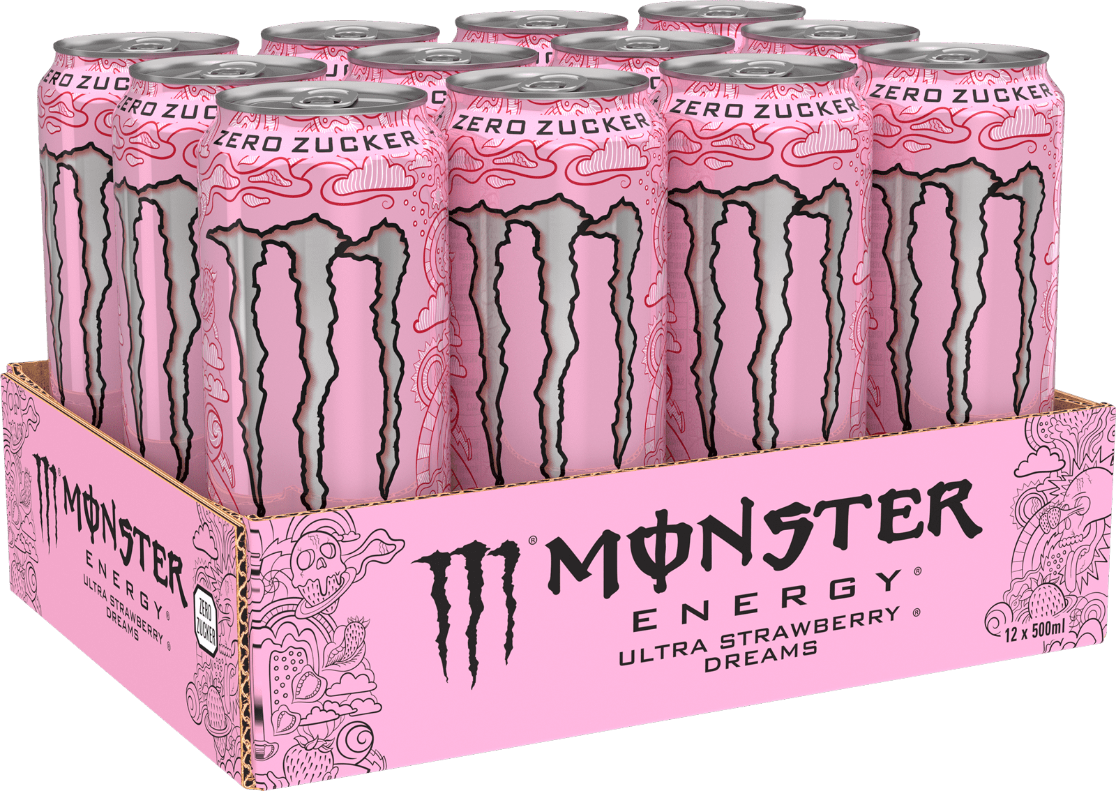 Monster Strawberry Dreams Zero Monster Strawberry Dreams Zero (12 x 0.5 l)