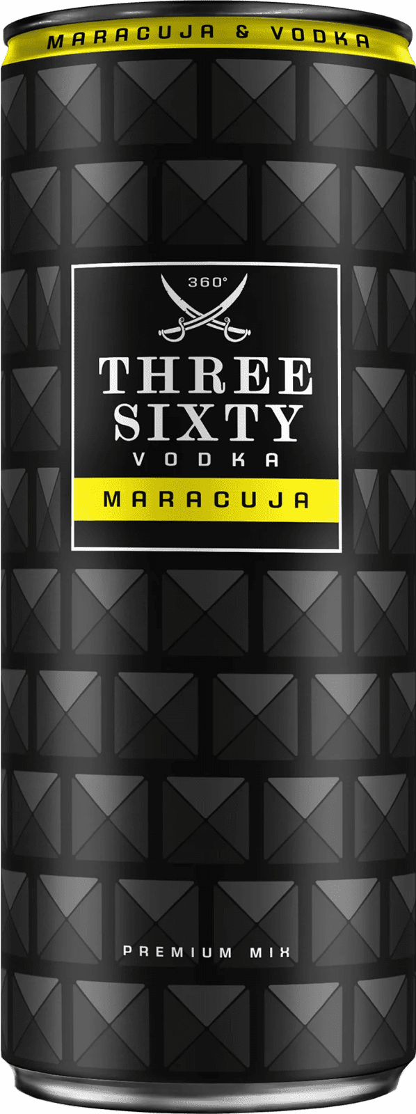 Three Sixty Vodka Maracuja Three Sixty Vodka Maracuja (1 x 0.33 l)