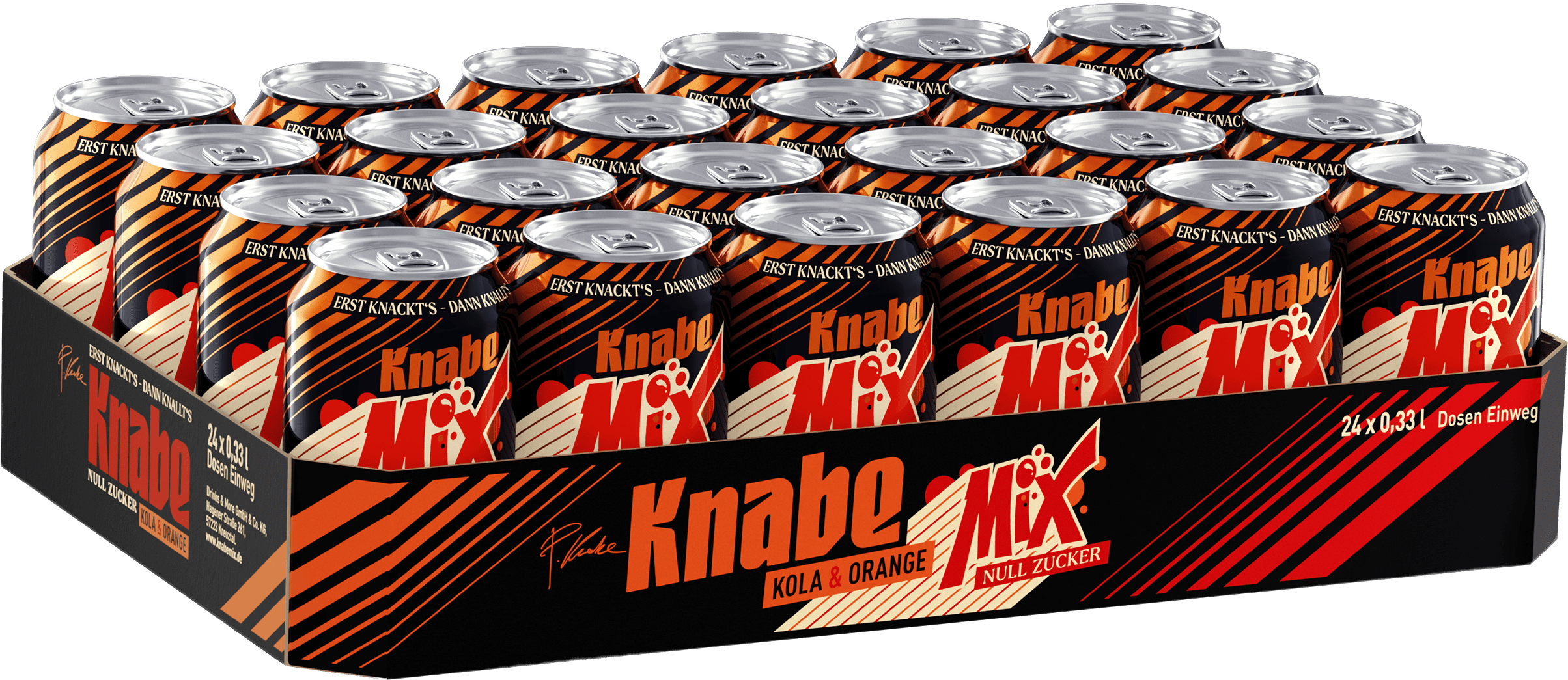 Knabe Mix Null Zucker Kola & Orange (24 x 0.33 l)