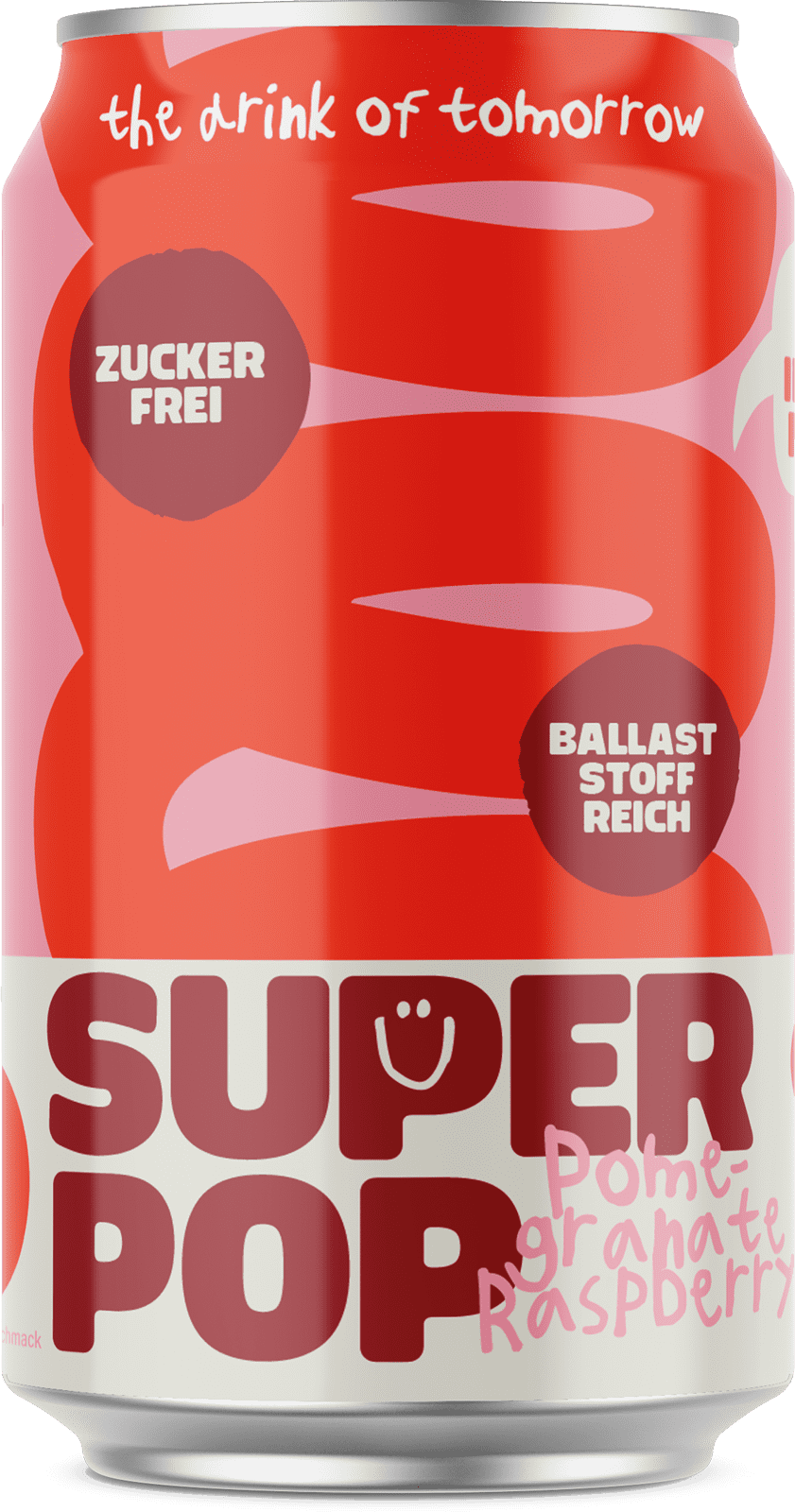 Super Pop Granatapfel-Himbeer (1 x 0.33 l)