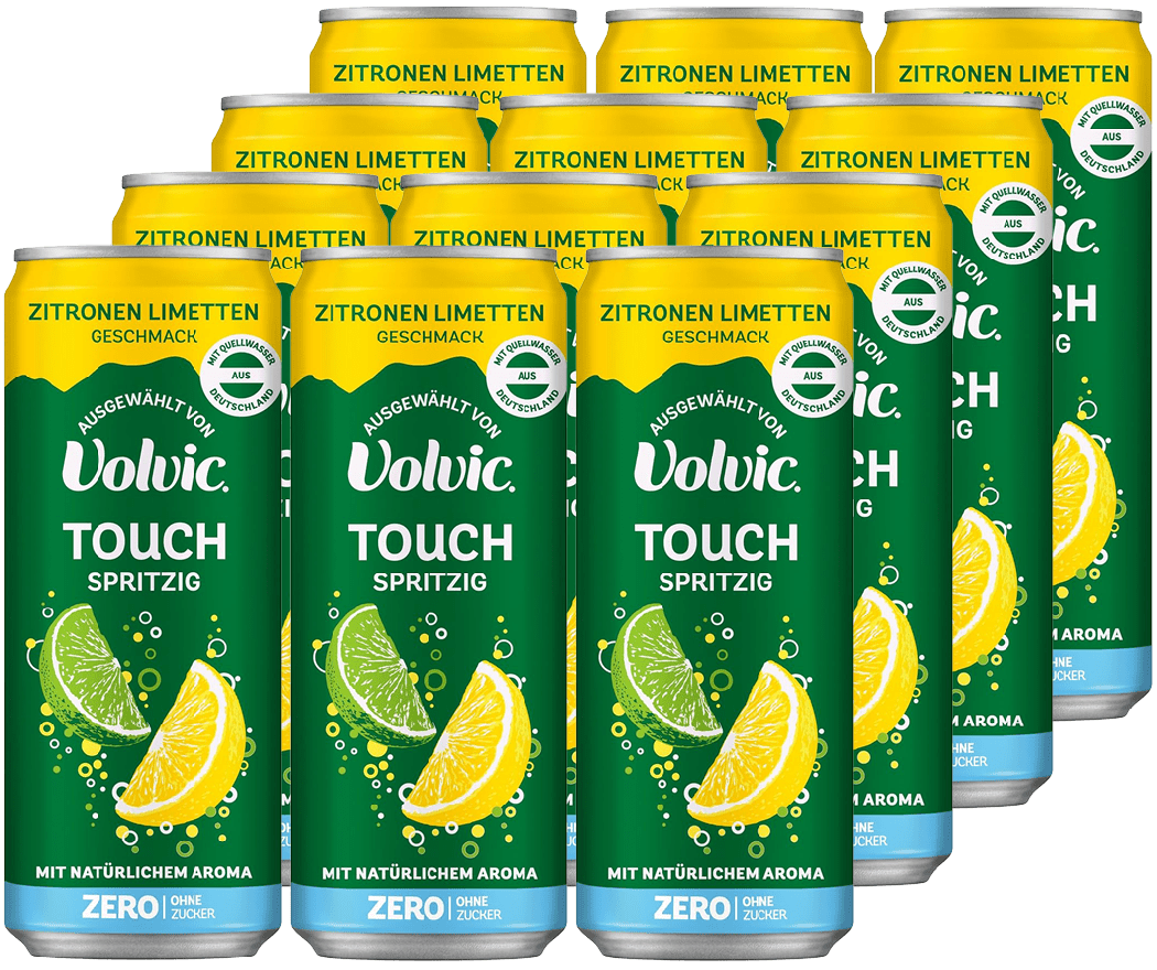 Volvic Touch Zitronen Limetten Geschmack (12 x 0.33 l)