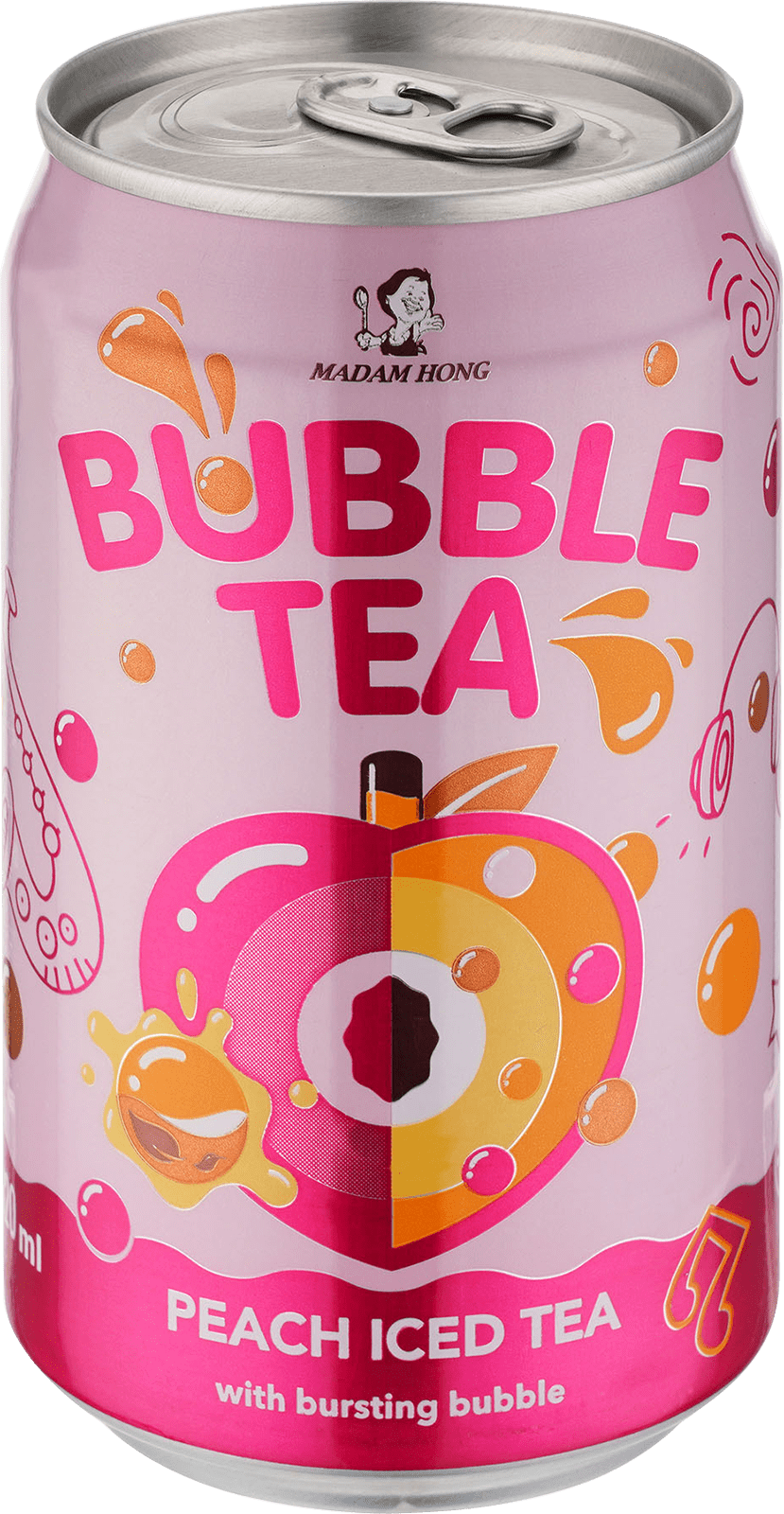 Madam Hong Bubble Tea Peach (1 x 0.32 l)