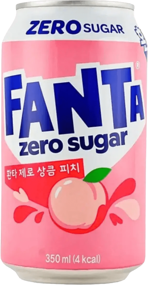 Fanta Zero Peach Import (1 x 0.355 l)