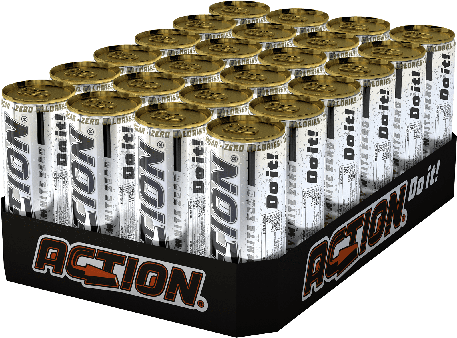 Action Energy White Zero (24 x 0.25 l)