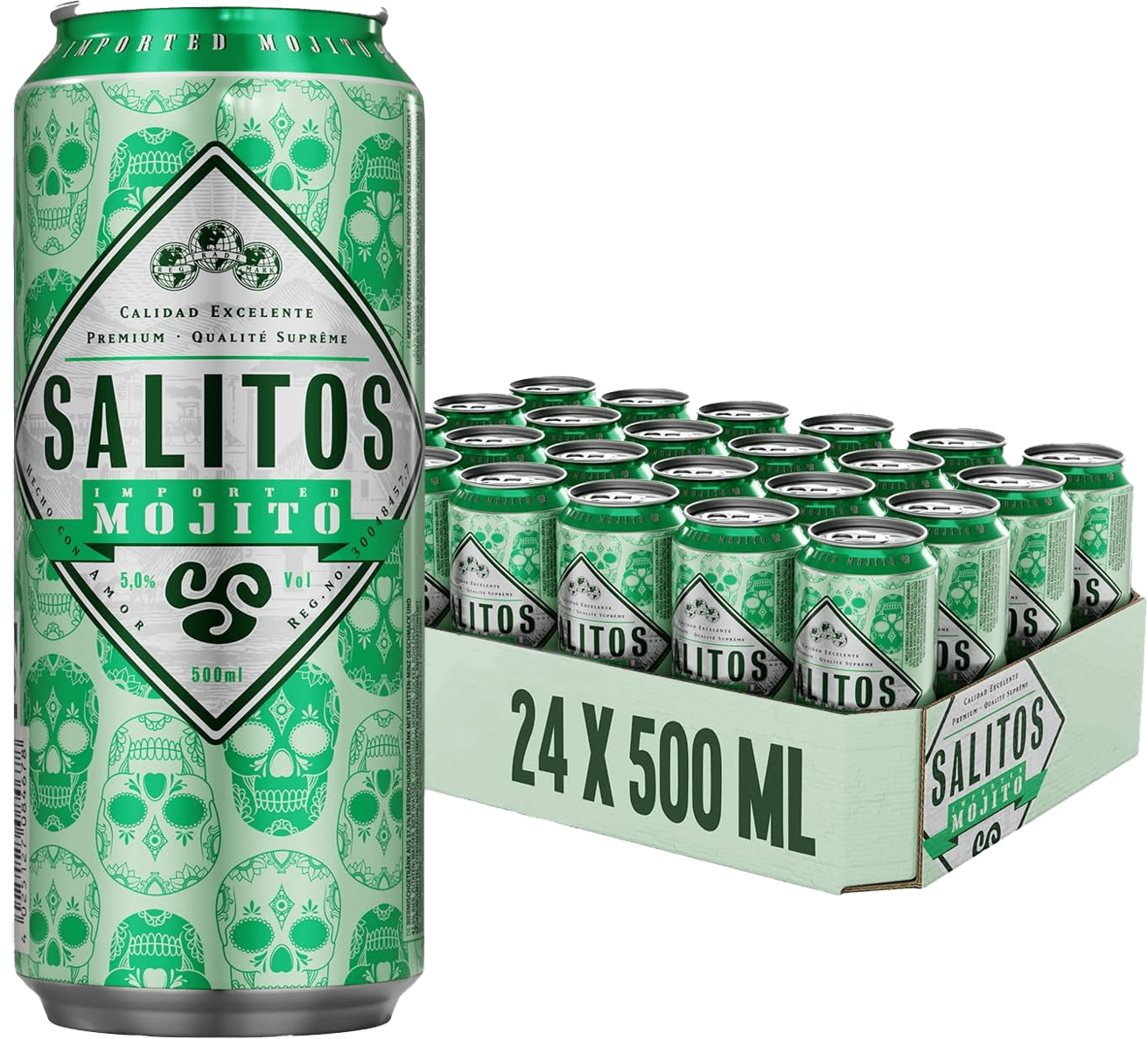 Salitos Mojito Beer (24 x 0.5 l)