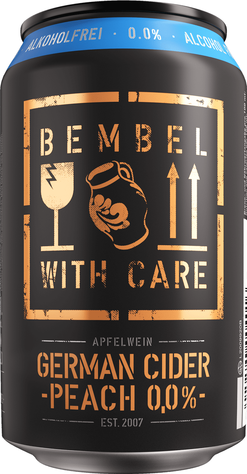 Bembel Apfelwein-Pfirsich 0,0% alkoholfrei (1 x 0.33 l)