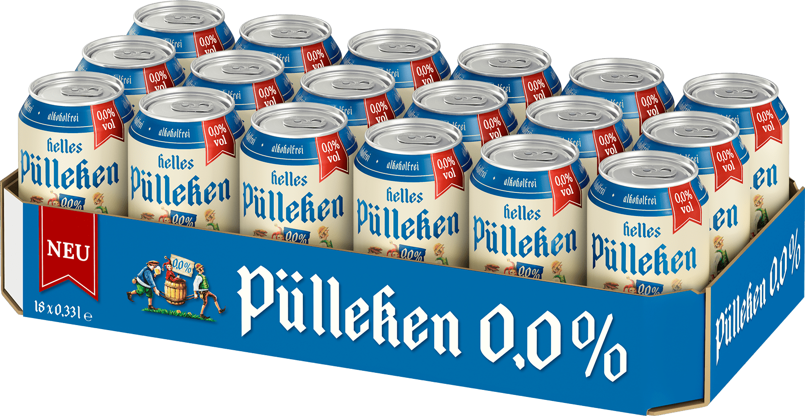 Helles Pülleken 0.0% (18 x 0.33 l)