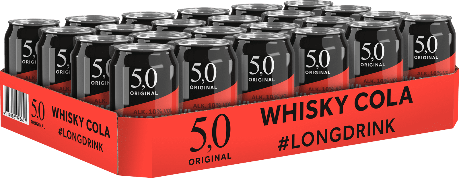 5,0 Original Whiskey Cola (24 x 0.33 l)
