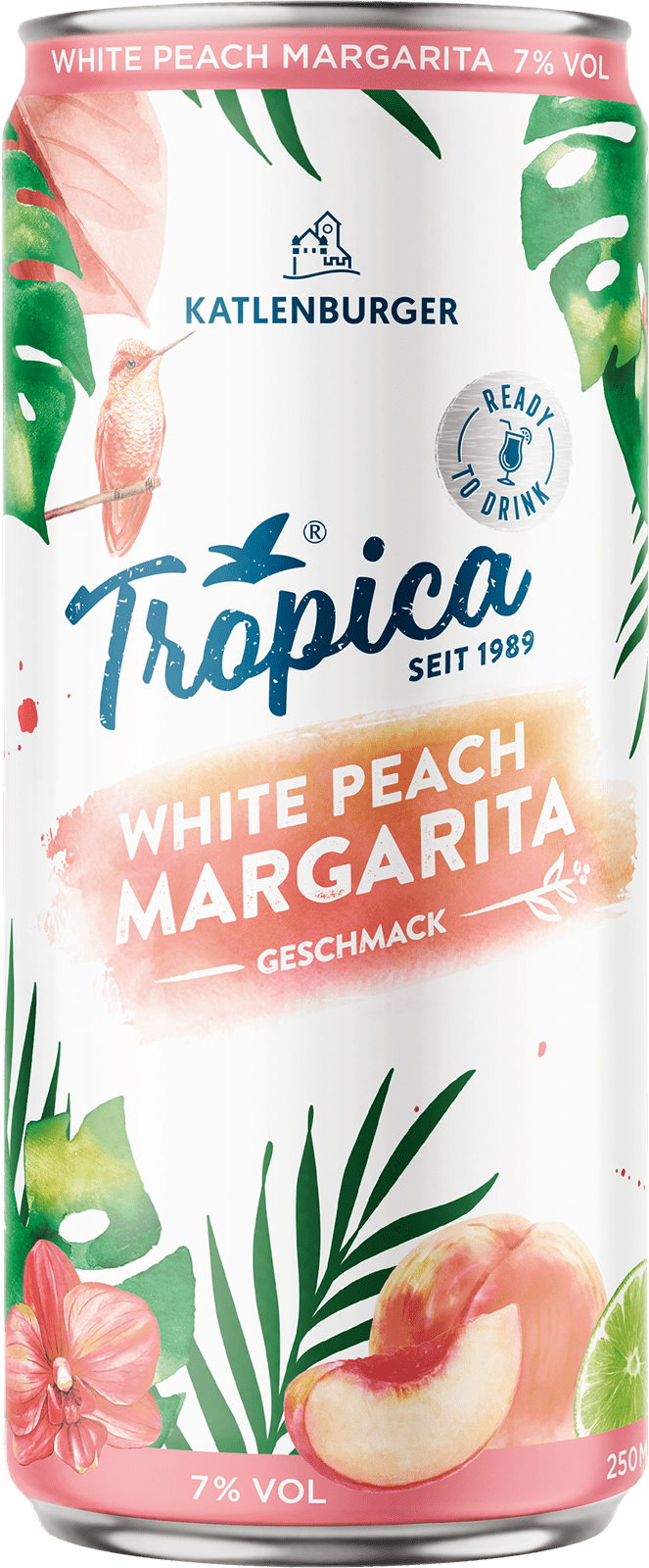Tropica White Peach Margarita (1 x 0.25 l)