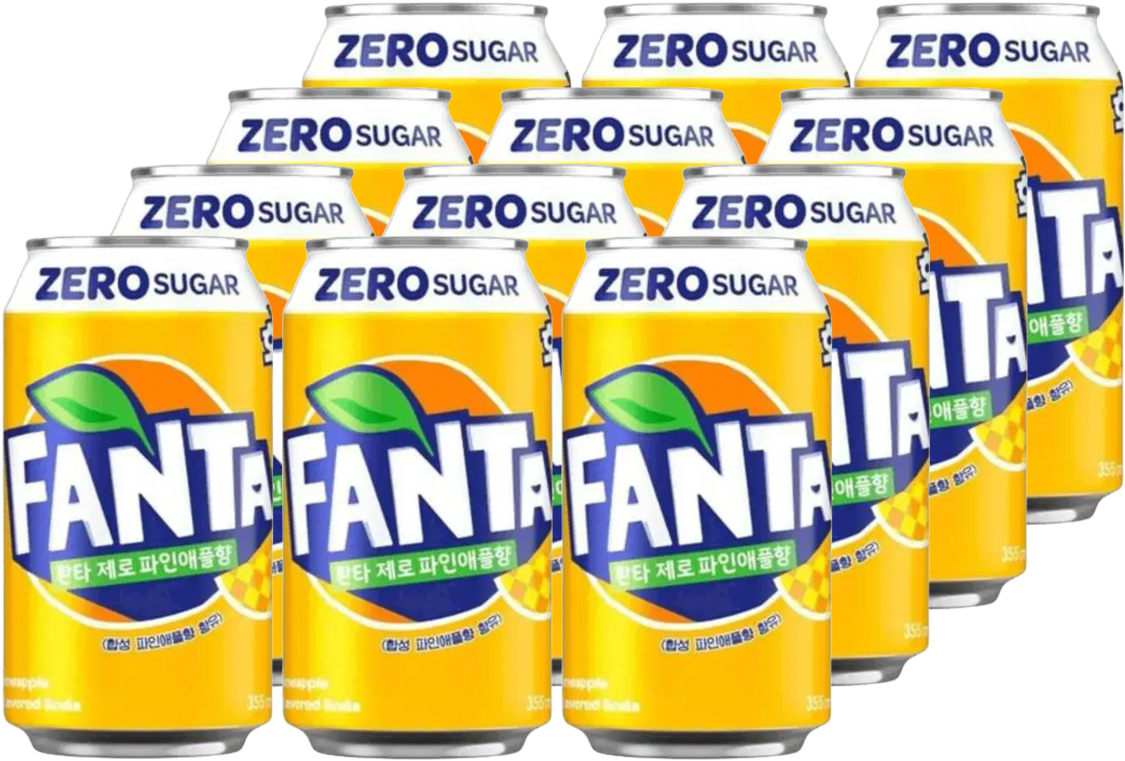 Fanta Zero Pineapple Import (12 x 0.355 l)