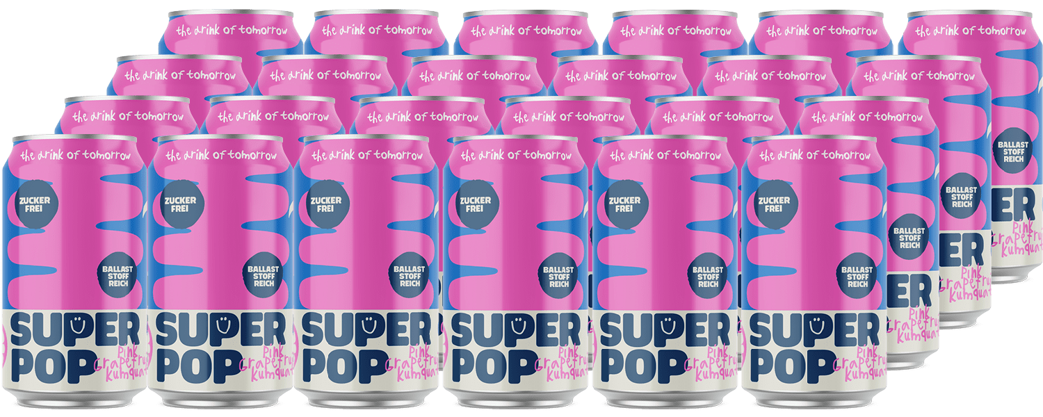 Super Pop Pink Grapefruit-Kumquat Super Pop Pink Grapefruit-Kumquat (24 x 0.33 l)