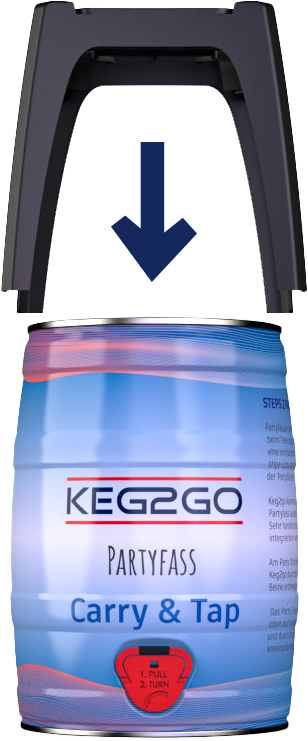 Keg2Go Partyfass-Halterung (mood x 1.0 l)