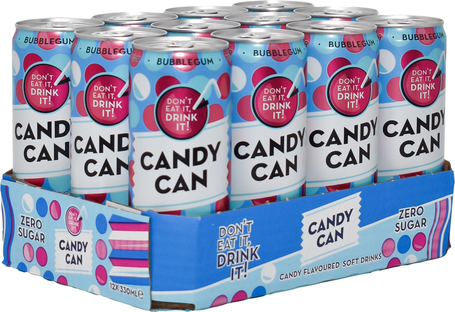 Candy Can Bubble Gum (12 x 0.33 l)