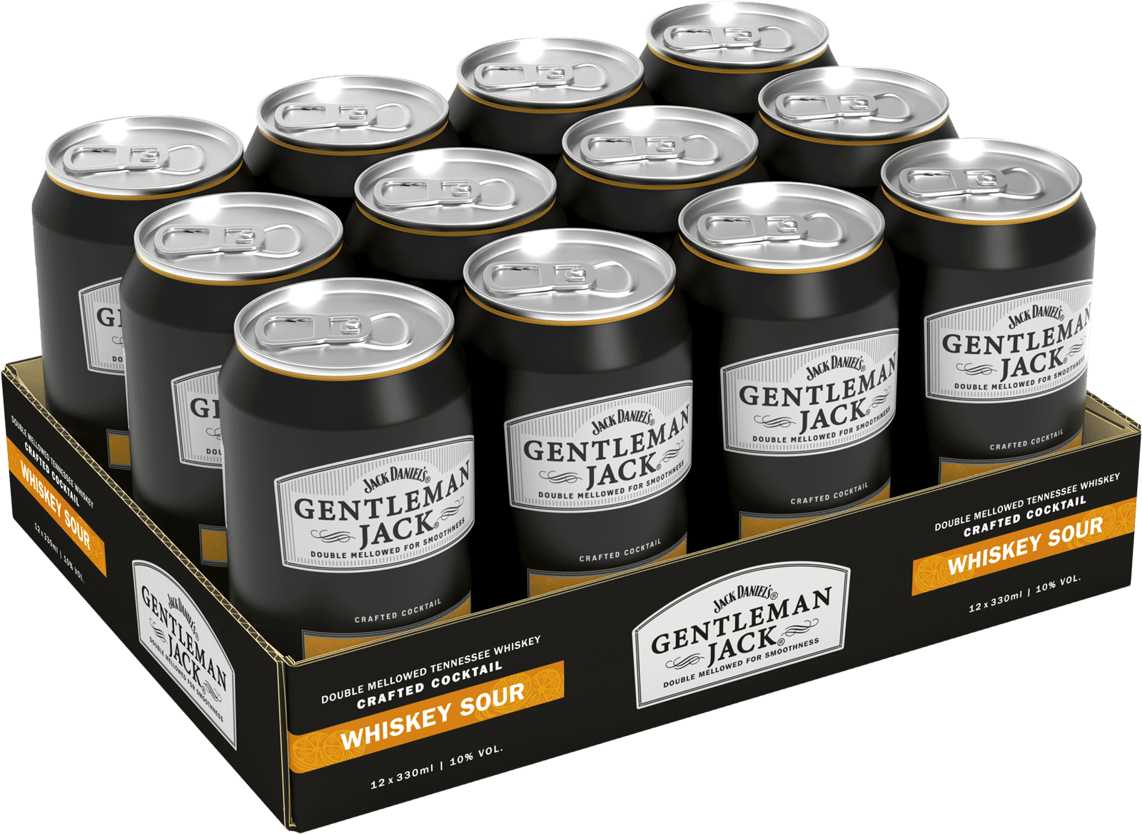 Jack Daniel's Gentleman Jack & Sour (12 x 0.33 l)