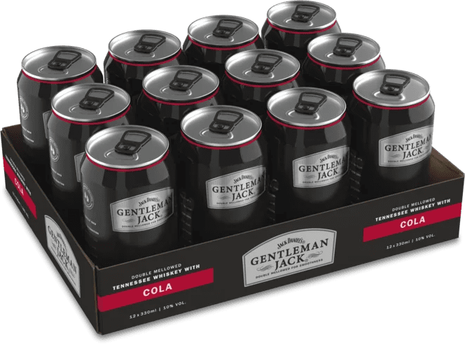 Gentleman Jack & Cola Gentleman Jack & Cola (12 x 0.33 l)