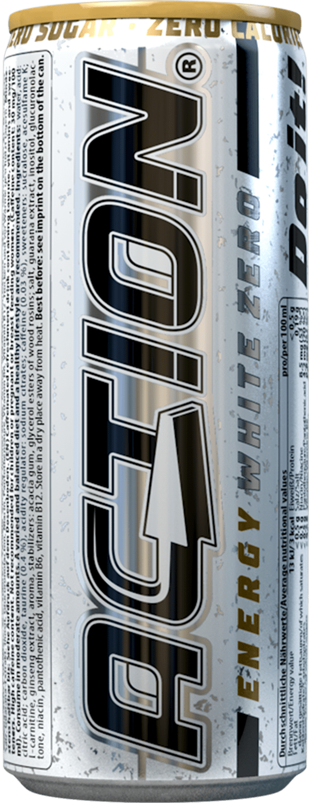 Action Energy White Zero (1 x 0.25 l)