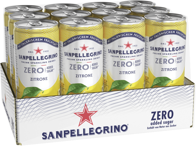Sanpellegrino Zero Zitrone (12 x 0.33 l)