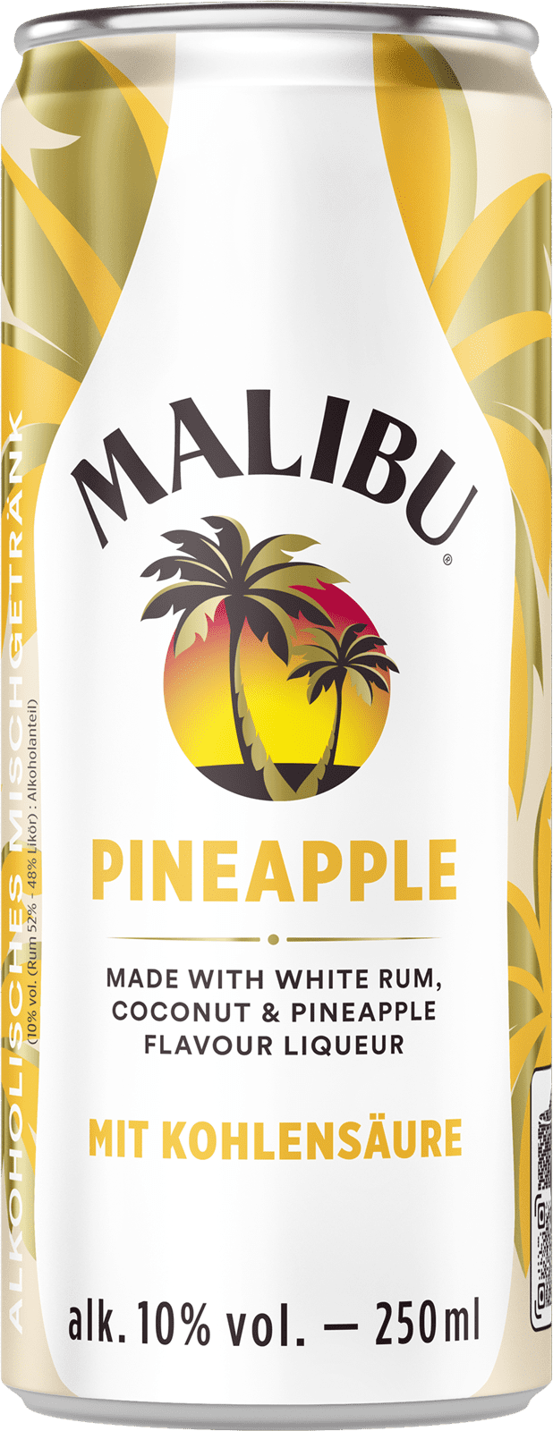 Malibu Fizzy Pineapple Malibu Fizzy Pineapple (1 x 0.25 l)