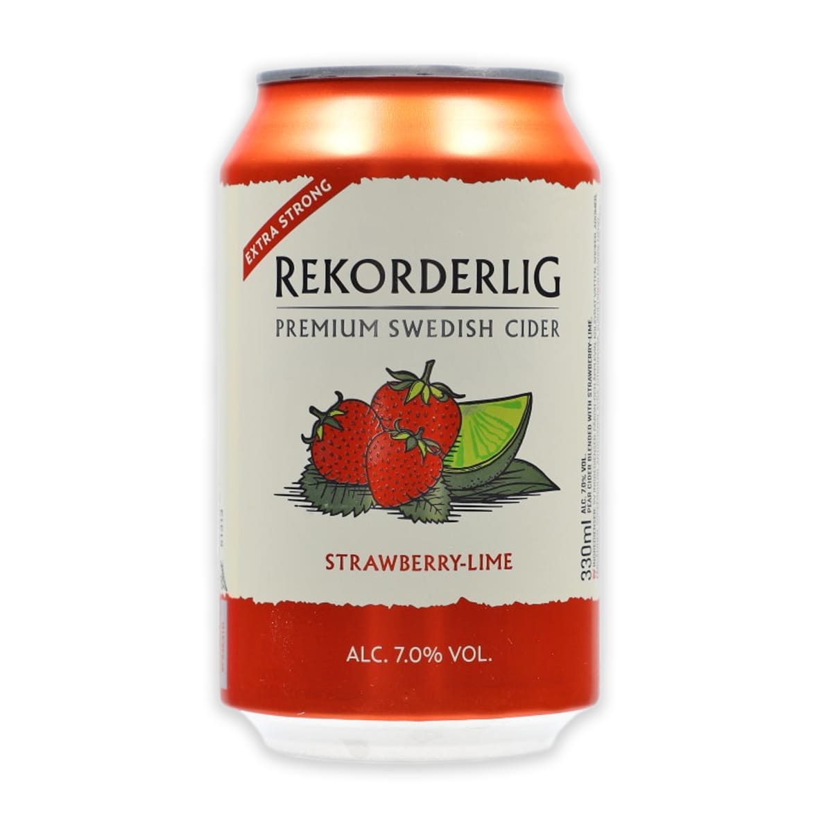 Rekorderlig  Strawberry-Lime extra strong (1 x 0.33 l)