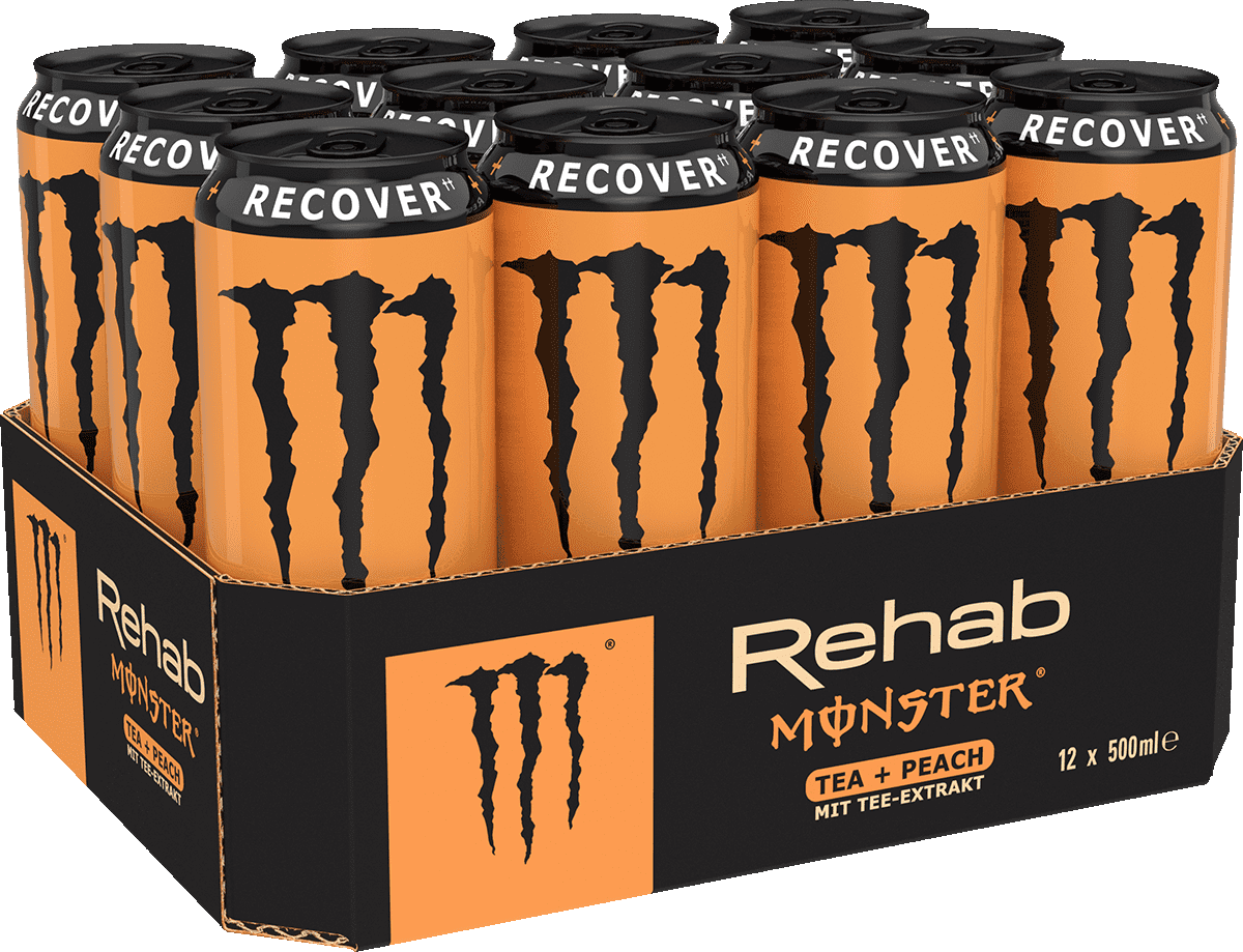 Monster Rehab Peach Iced Tea Monster Rehab Peach Iced Tea (12 x 0.5 l)