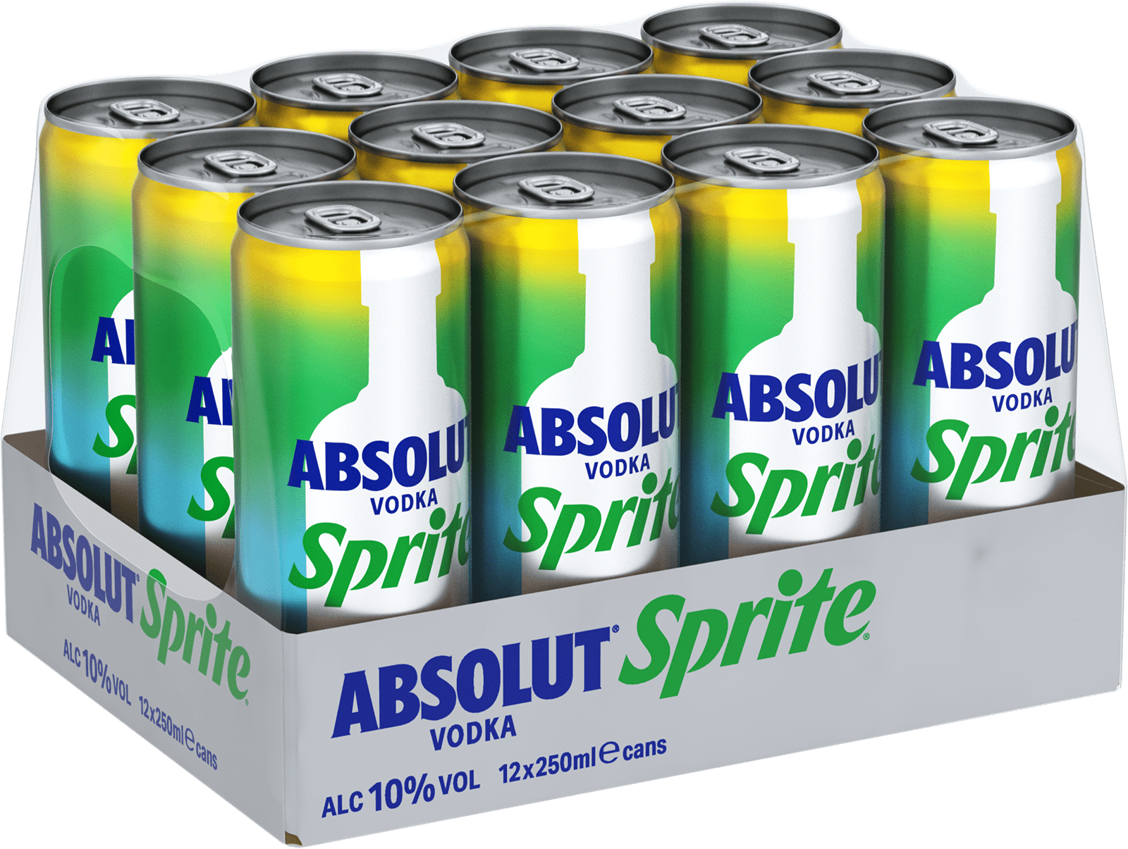 Absolut Vodka & Sprite (12 x 0.25 l)