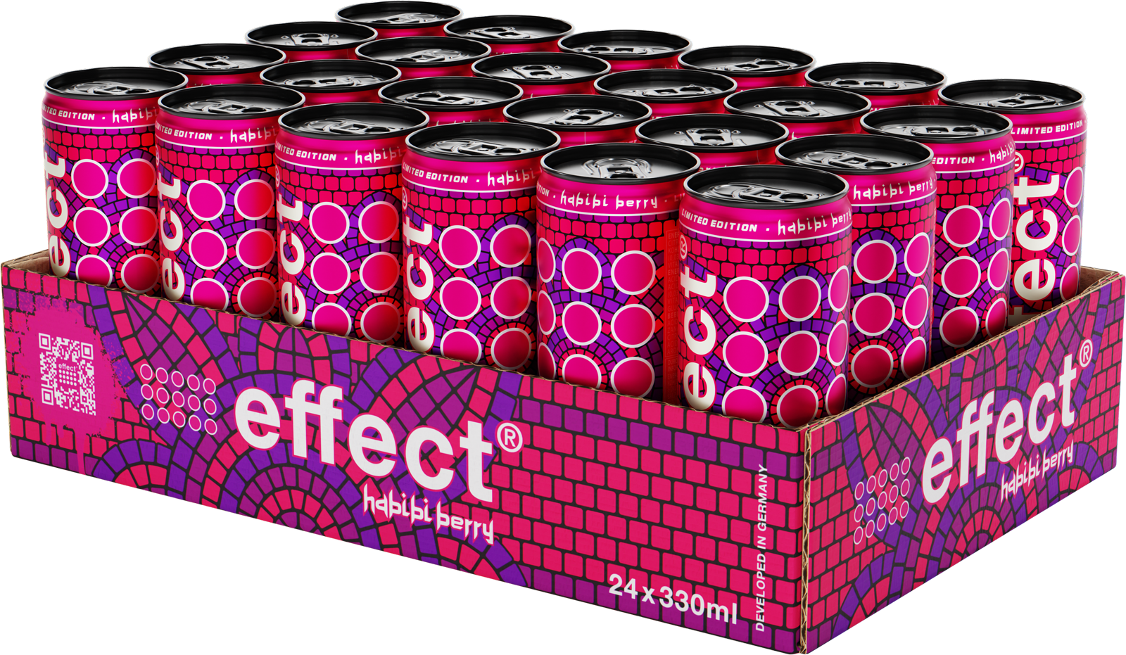 effect Flavoured Energy Habibi Berry (24 x 0.33 l)