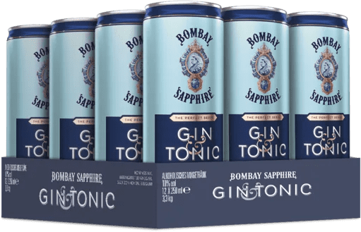 Bombay Sapphire & Tonic Bombay Sapphire & Tonic (12 x 0.25 l)