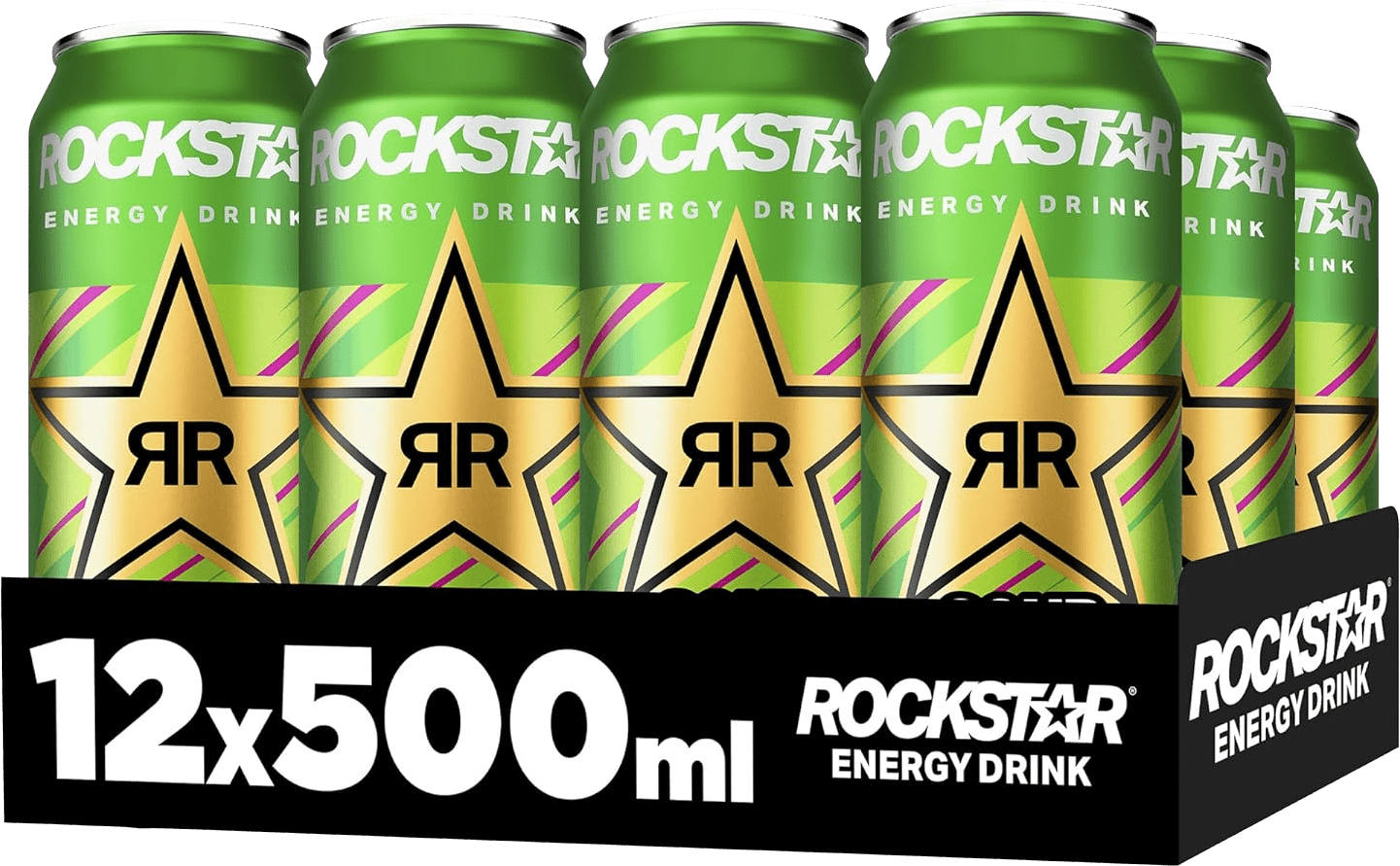 Rockstar Punched Sour Apple (12 x 0.5 l)