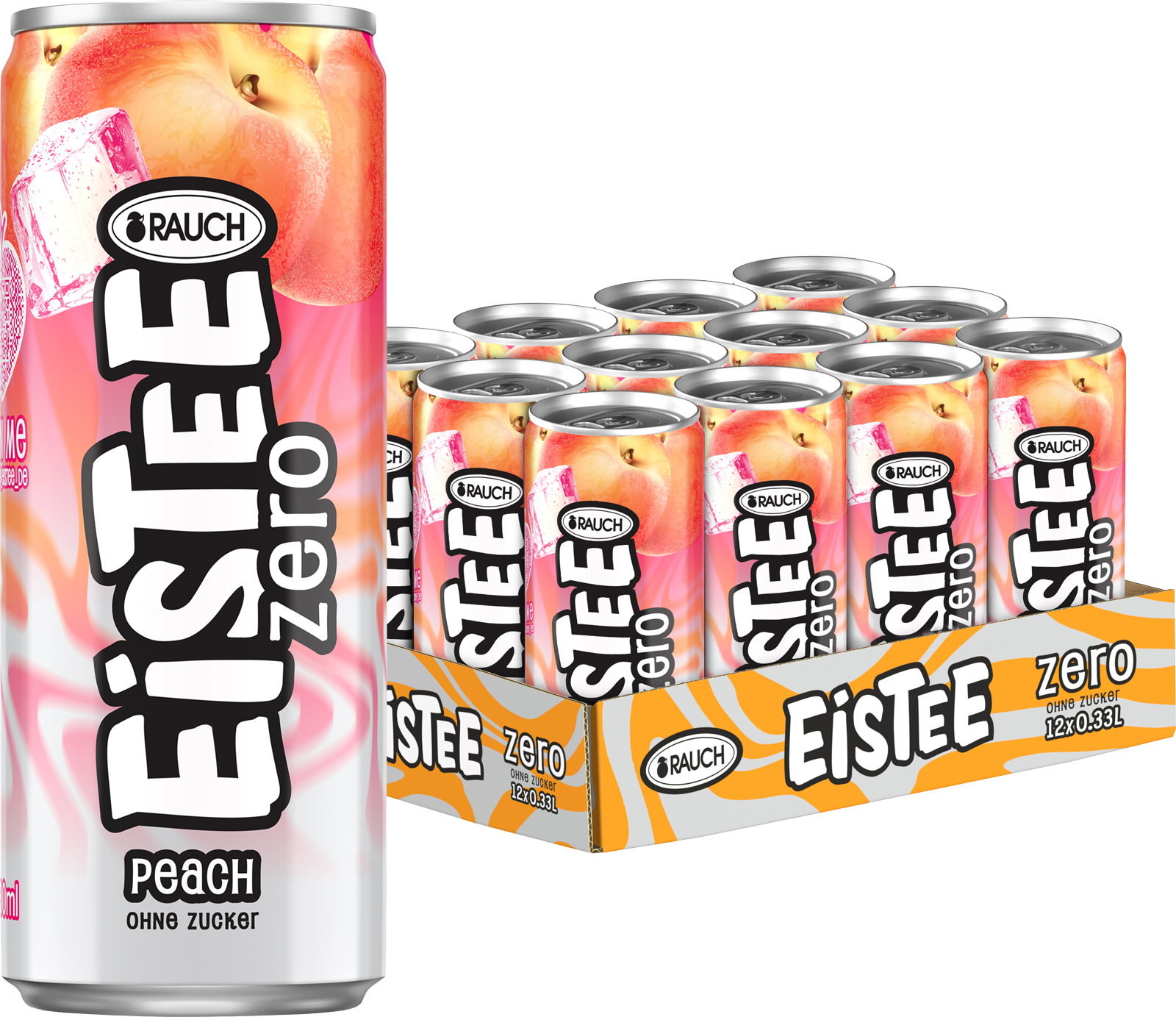 Rauch Eistee Pfirsich Zero (12 x 0.33 l)