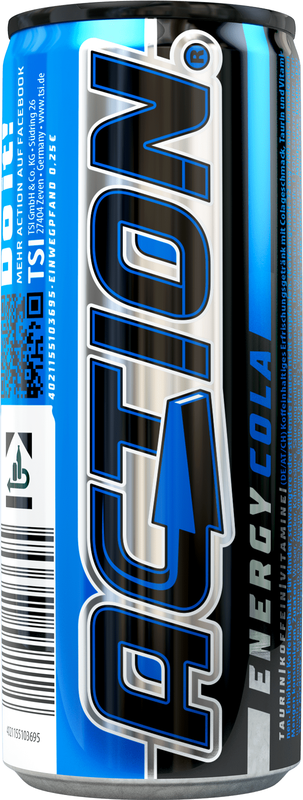 Action Energy Cola (1 x 0.25 l)