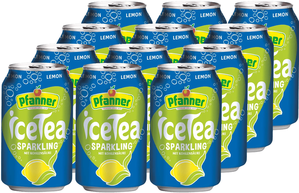 Pfanner Eistee Lemon Sparkling (12 x 0.33 l)