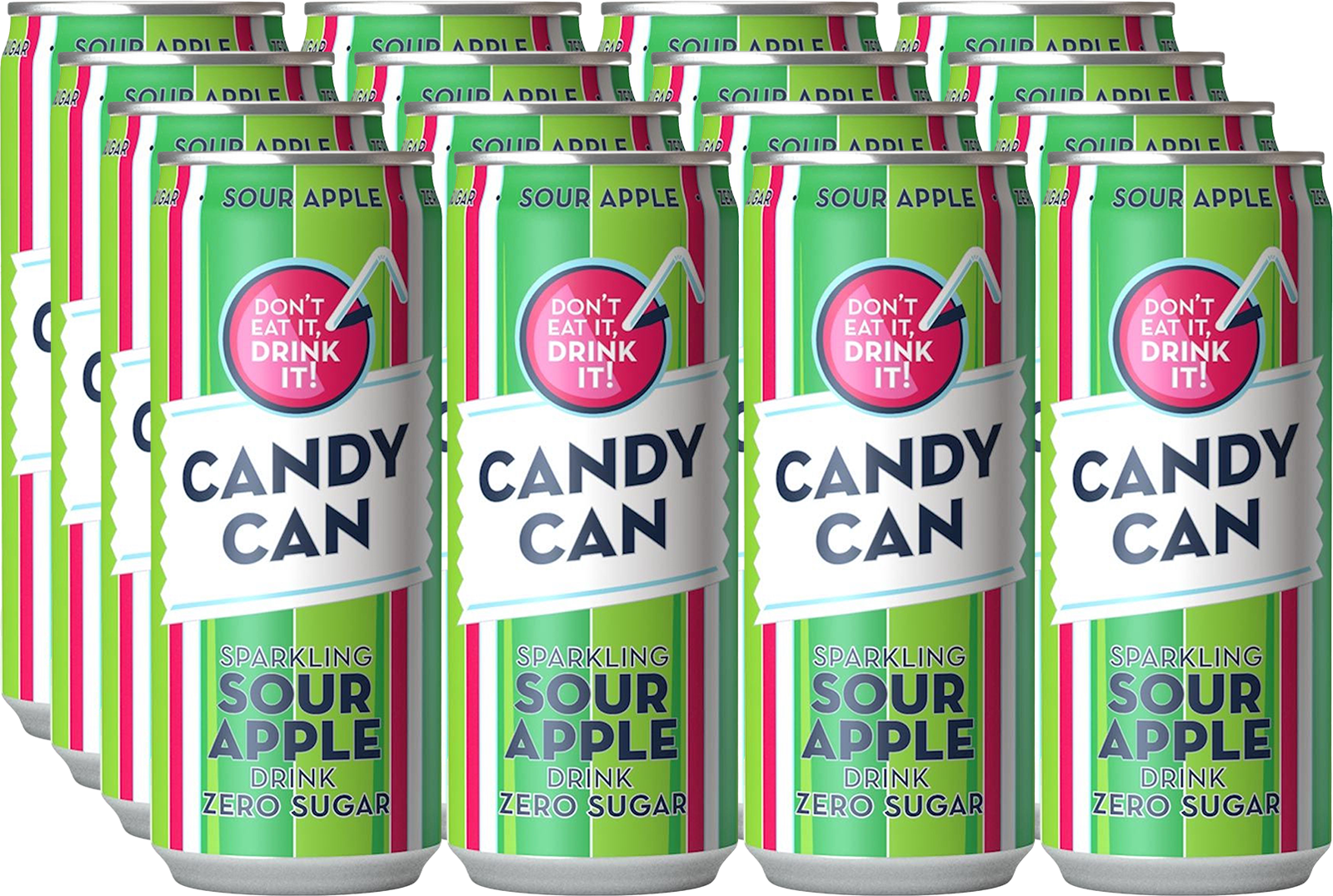 Candy Can Sour Apple Candy Can Sour Apple (12 x 0.33 l)