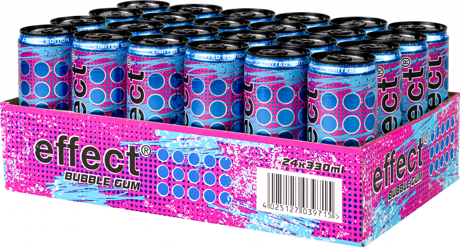 effect Flavoured Energy Bubble Gum effect Flavoured Energy Bubble Gum (24 x 0.33 l)