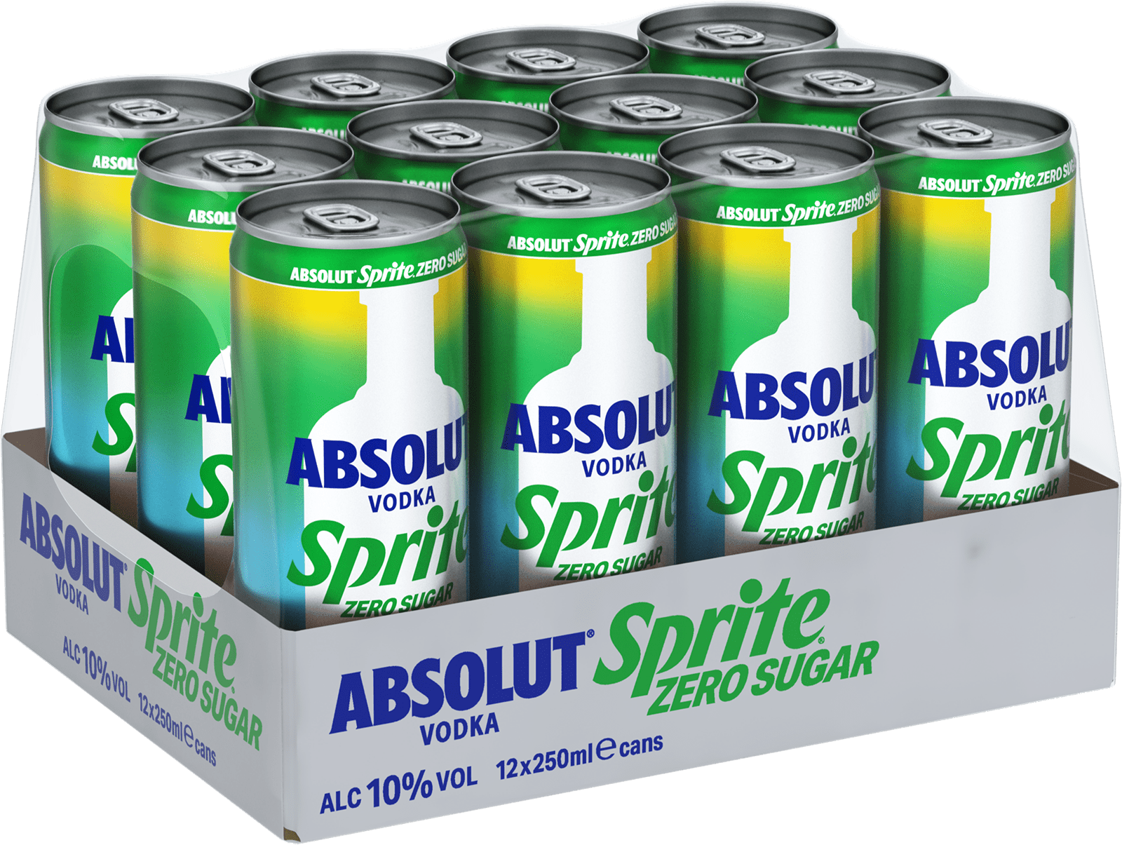 Absolut Vodka & Sprite Zero Sugar Absolut Vodka & Sprite Zero Sugar (12 x 0.25 l)