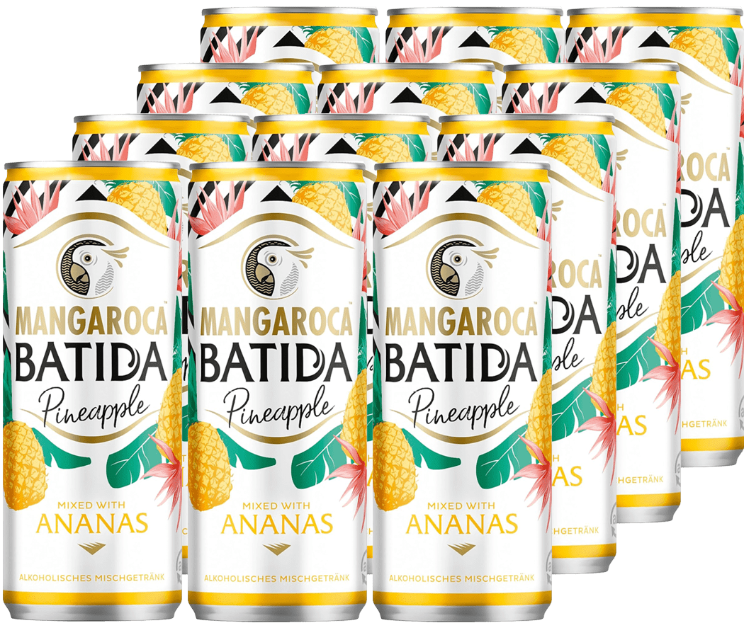 Mangaroca Batida de Coco Pineapple (12 x 0.25 l)
