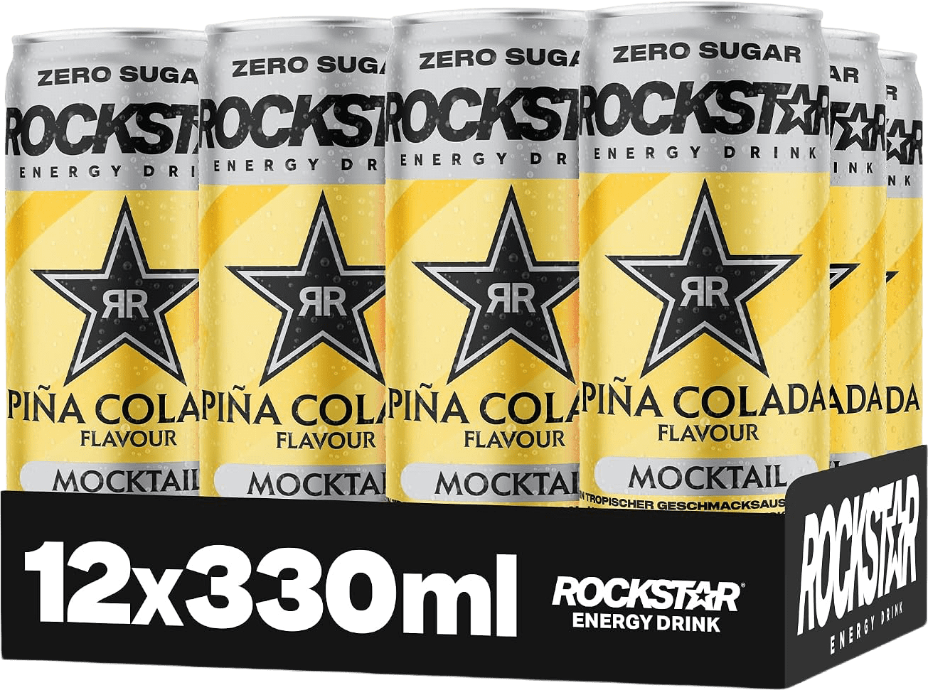 Rockstar Mocktail Pina Colada Flavour (12 x 0.5 l)
