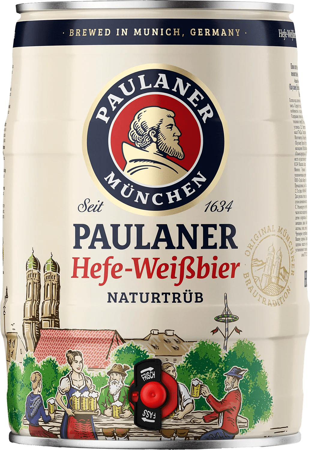Paulaner Hefe-Weißbier Naturtrüb Partyfass Paulaner Hefe-Weißbier Naturtrüb Partyfass (1 x 5.0 l)