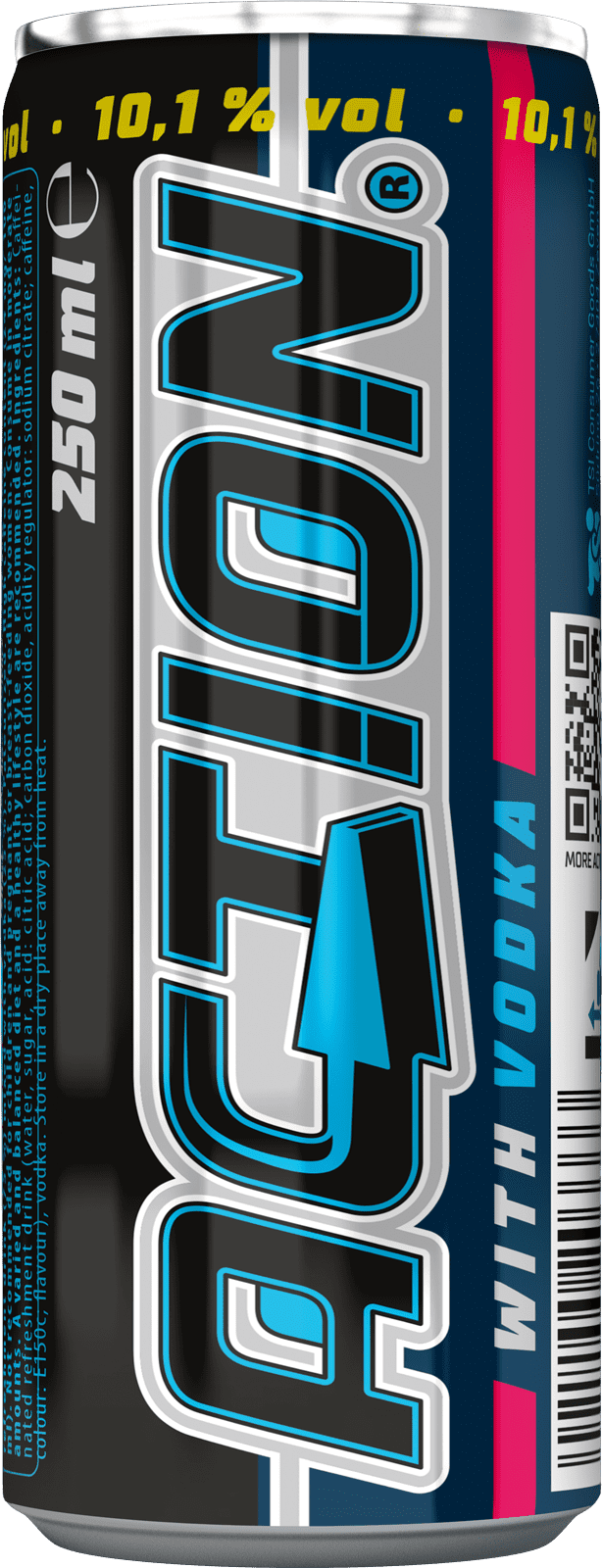 Action Energy Vodka (1 x 0.25 l)