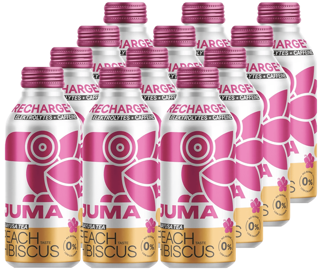 Juma Energy Tea Peach Hibiscus (12 x 0.38 l)