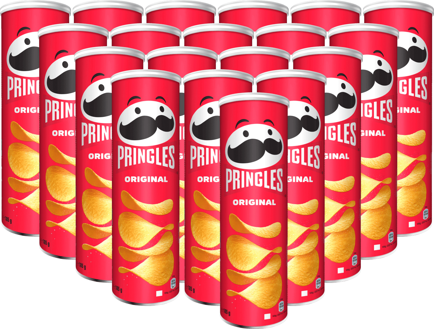 Pringles Original Chips (19 x 0.185 kg)