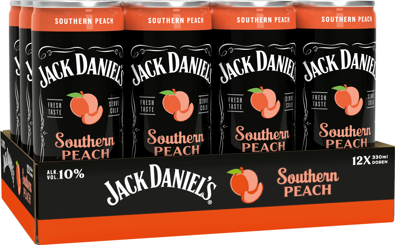 Jack Daniel's Southern Peach (12 x 0.33 l)