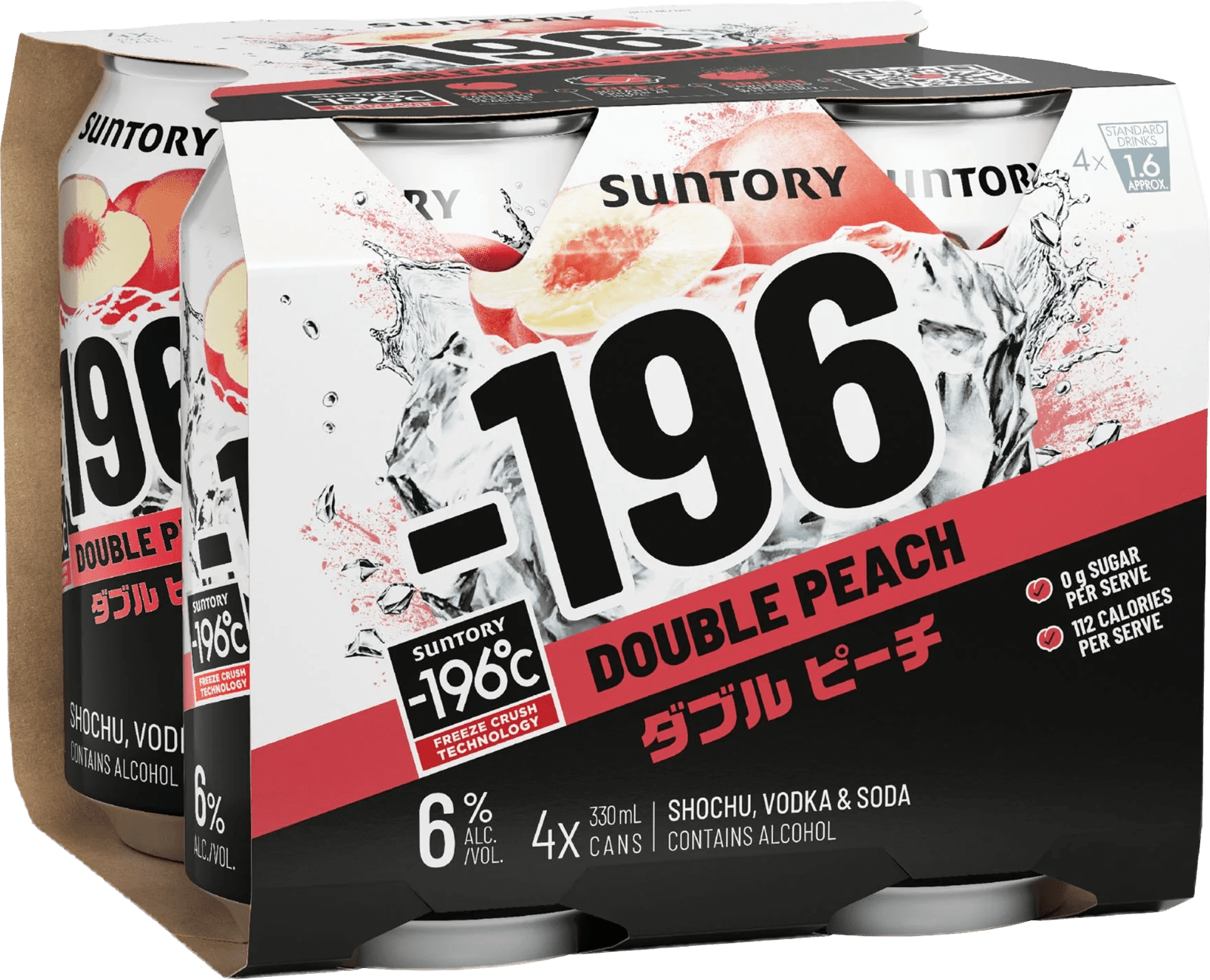 -196 Double Peach (12 x 0.33 l)