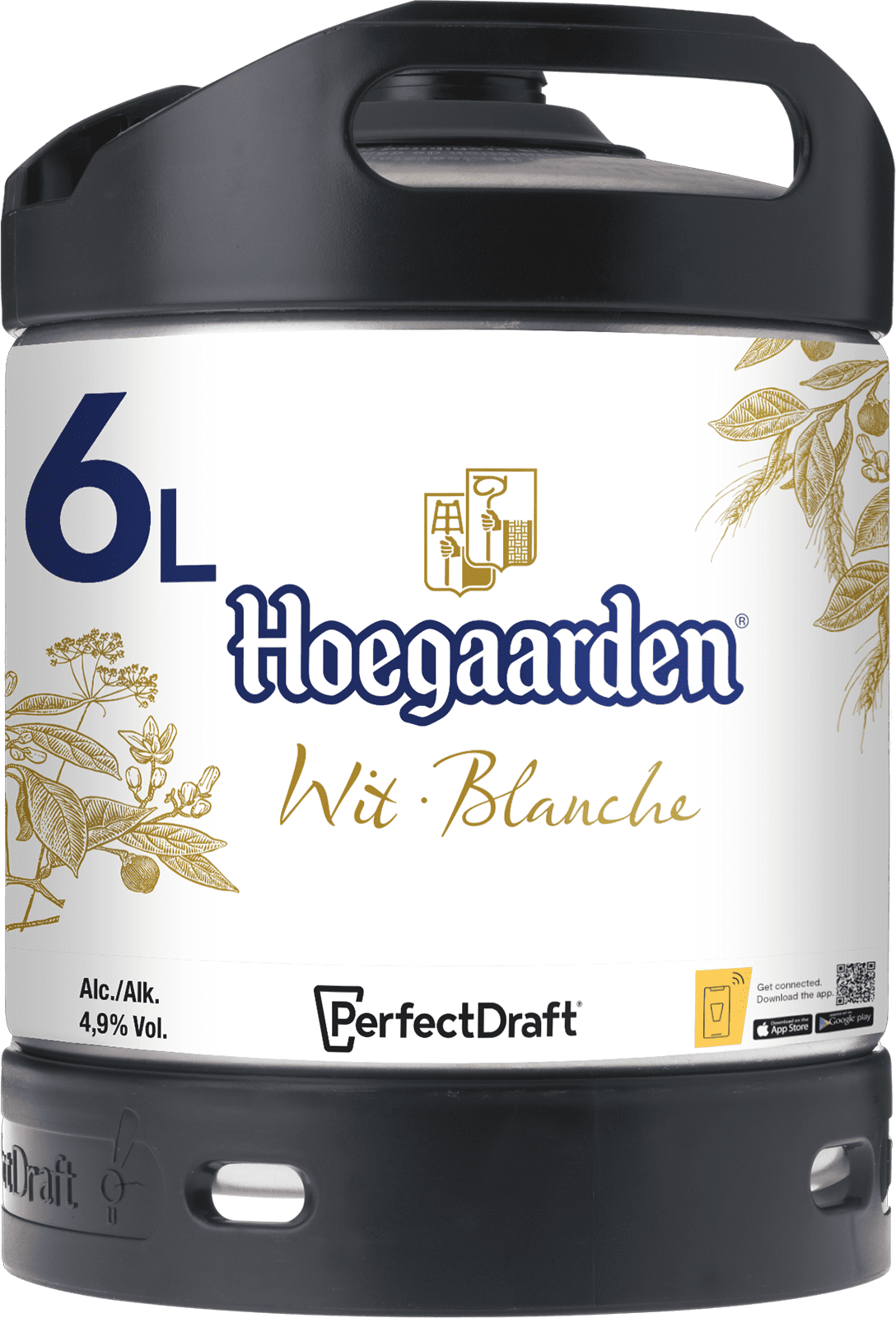 Hoegaarden Blanche Perfect Draft (1 x 6.0 l)